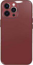 MARGOUN for iPhone 12 Pro Case Cover Electroplated Hard Glossy Case with Camera Protection (iphone 12 Pro, Red)
